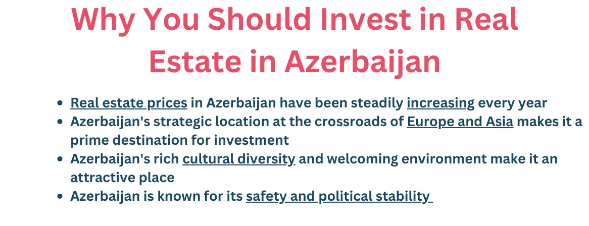 real estate investment in azerbaijan